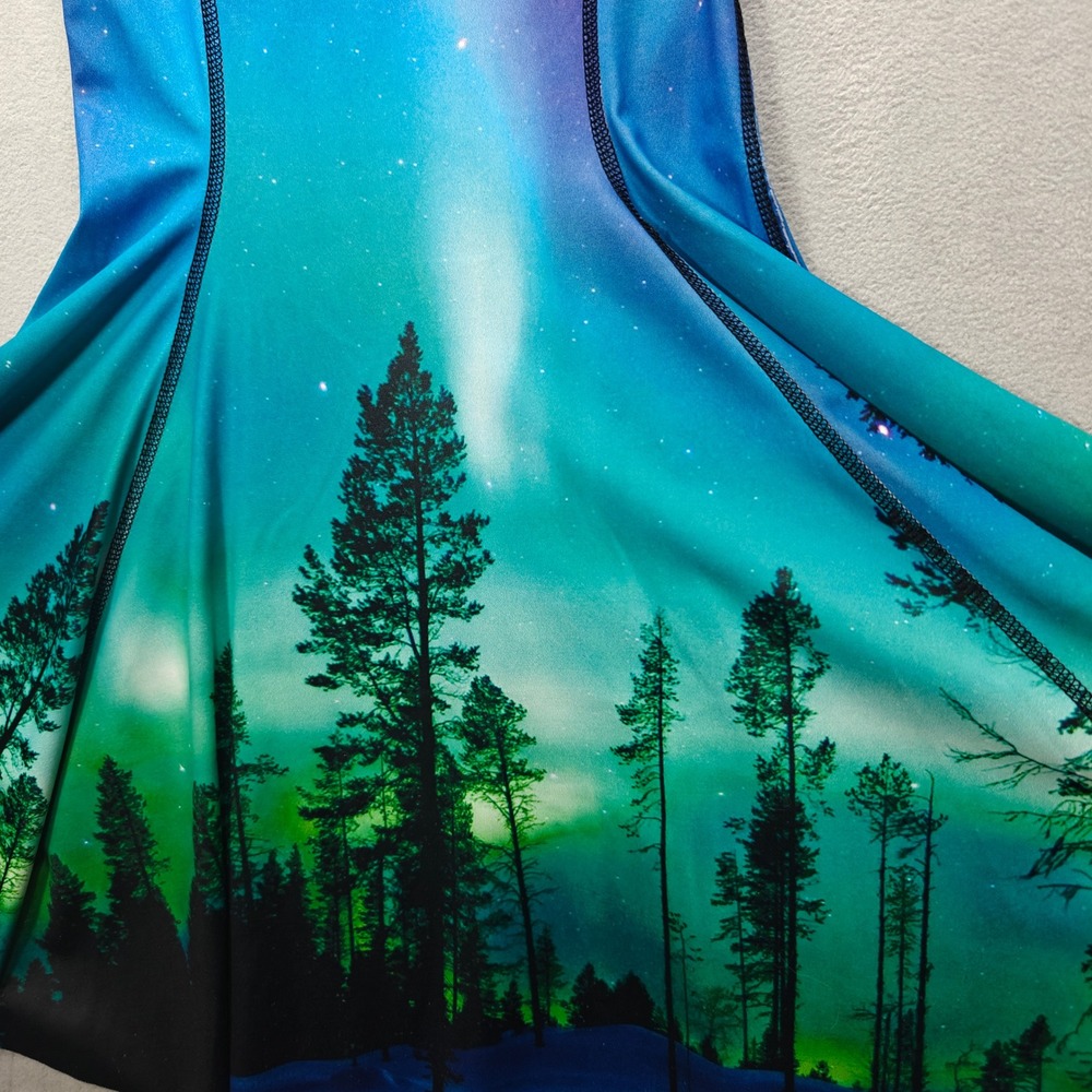 BlackMilk Amethyst vs Aurora Skye Inside Out Dress Womens Punk Whimsigoth Skater - Picture 3 of 8